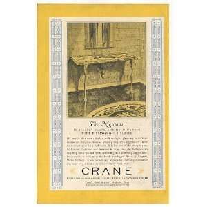  1928 Crane Neumar Lavatory Bathroom Sink Print Ad