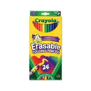  Crayola® CYO 682424 ERASABLE COLORED WOODCASE PENCILS, 3 