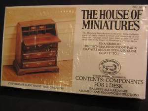House Miniature Slant Front Desk doll furniture kit  