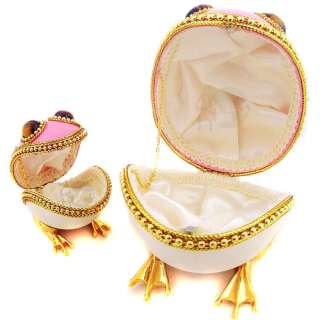 this stunning goose egg dove egg jewelry box in frog mother daughter 