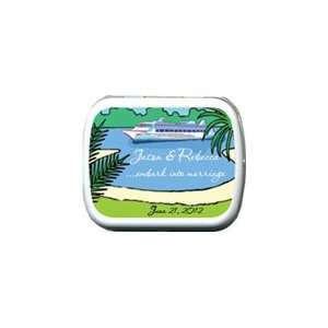  Embark into Marriage Cruise Ship Personalized Mint Tins 