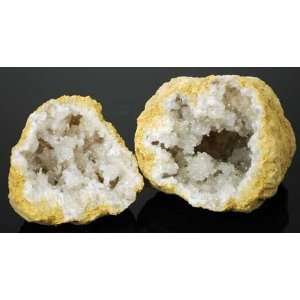 Cracked Geode Stone Crystal Wicca Wiccan Pagan Metaphysical Healing 