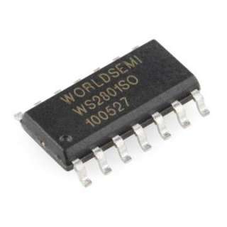   WS2801SO 3 Channel (RGB) Constant Current PWM LED Driver; WS2801