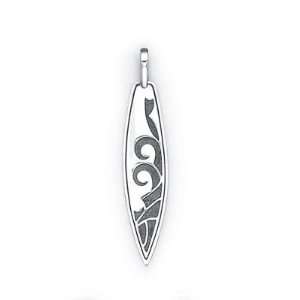  with Waves Pendant in Sterling Silver and Custom Made USA Jewelry