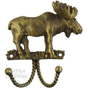   Lifestyles 681049 Antique Brass Decorative Hooks