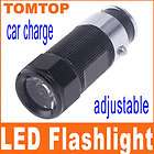 Car Cigarette Lighter Socket Charging LED Flashlight Rechargeable 