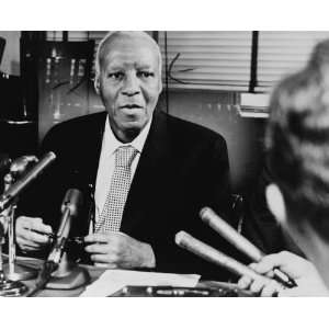  1964 photo A. Philip Randolph, half length portrait 