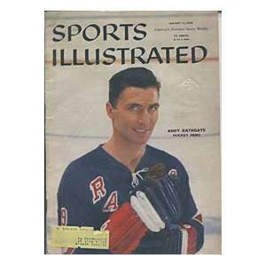 Andy Bathgate 1959 Sports Illustrated Magazine