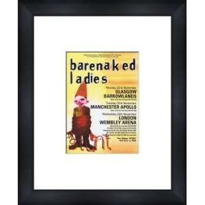  BARENAKED LADIES UK Tour 1999   Custom Framed Original 