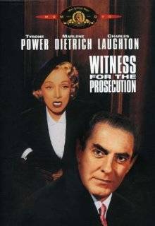 Witness For the Prosecution DVD ~ Tyrone Power