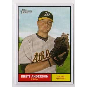  2010 Topps Heritage #434 Brett Anderson Short Print 