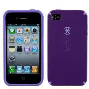 NC] SPECK CANDY SHELL CASE FOR APPLE IPHONE 4 4G PURPLE IN RETAIL BOX 