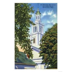   Christopher Wren Tower View Premium Poster Print, 24x32 Home