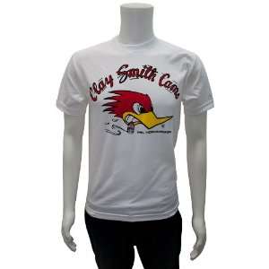   M07 SM White Small Clay Smith Engineering T Shirt Automotive