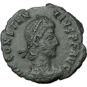 CONSTANTIUS II 351AD Genuine Authentic Ancient Roman Coin BATTLE