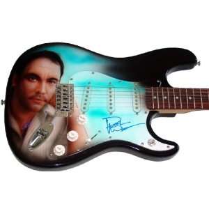Dave Matthews Autographed Signed Airbrush Guitar & Proof