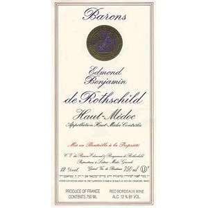  Barons Edmond Et Benjamin De Rothschild Kosher 2006 750ML 