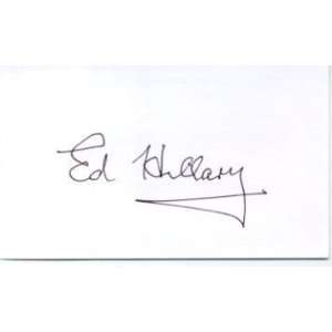  Edmund Ed Hillary Mt Mount Everest Signed Autograph 