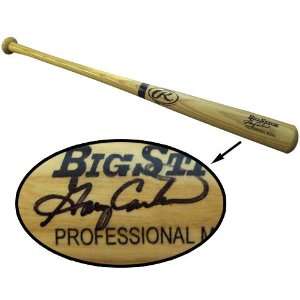  Gary Carter Autographed Rawlings Natural Big Stick Bat 