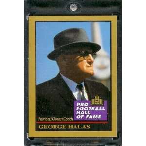  1991 ENOR George Halas Football Hall of Fame Coach/Owner 