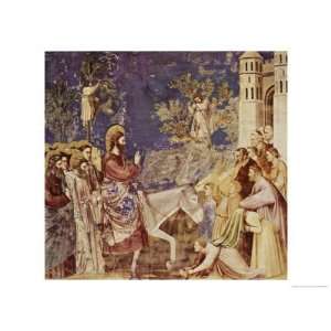   the Gates of Jerusalem Giclee Poster Print by Giotto di Bondone, 24x18