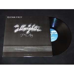 Glenn Frey Eagles the Allnighter Hand Signed Autographed Record Album 