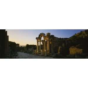 Facade of a Temple, Hadrian Temple, Ephesus, Turkey Photographic 