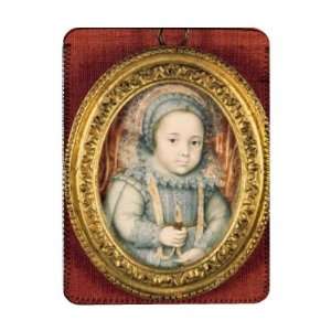  Portrait of a little girl by Isaac Oliver   iPad Cover 