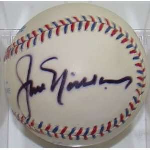 Jack Nicklaus SIGNED 1995 ALLSTAR GAME Baseball JSA LOA