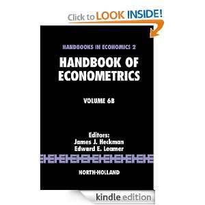 Handbook of Econometrics 6 James Heckman, James J. Heckman, Edward 