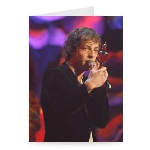 James Morrison wins British Male Solo Artist.   Greeting Card (Pack of 