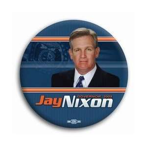 Jay Nixon for Governor Photo Button   3 (Missouri)