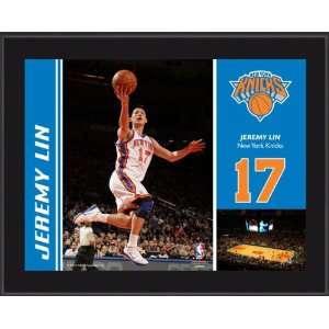Jeremy Lin Sublimated 10x13 Plaque  Details New York Knicks