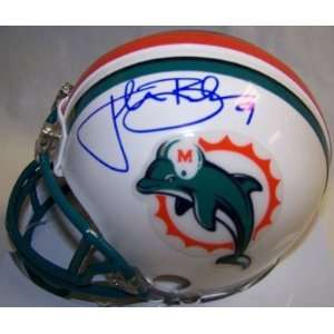 John Beck Autographed / Signed Mini Helmet