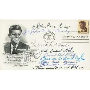  United States Cardinals Autographed First Day Cover by 9 