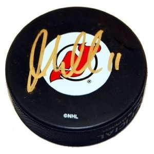 John Madden Autographed New Jersey Devils NHL Puck