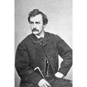  Portrait of John Wilkes Booth, seated, holding pipe   ca 