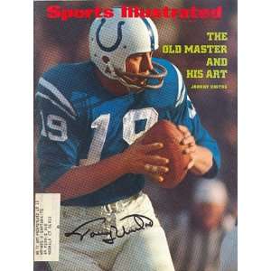 Johnny Unitas Autographed Sports Illustrated Magazine July 10, 1972