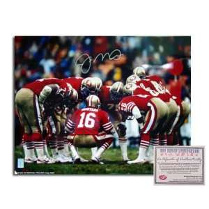  Joe Montana San Francisco 49ers NFL Hand Signed 16x20 