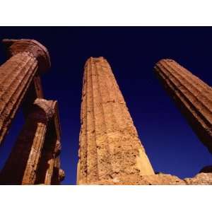 The Greek Temple to Juno in Agrigento, Sicily Premium Photographic 