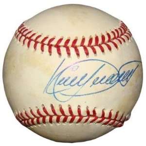 Kirby Puckett Signed Baseball   Official AL Budig   Autographed 