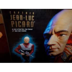  Captain Jean luc Picard 12 Cold Cast Figurine Toys 
