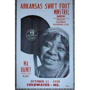   Foot Minstrel Show Featuring Ma Rainey Mother of the Blues Poster
