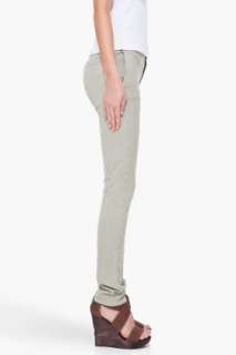 Nudie Jeans Ash Grey Chinos for women  