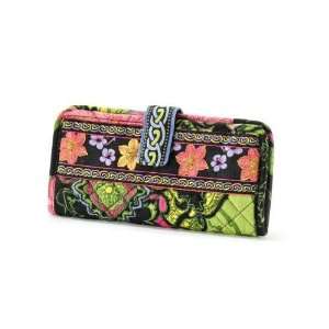 Marie Osmond Belladonna Quilted Fabric Wallet Msrp $35.00 NEW