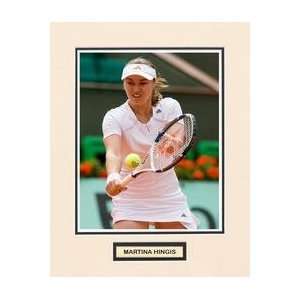  Martina Hingis Matted Photo Sports Collectibles