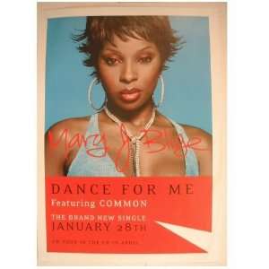  Mary J Blige Poster J. Dance for Me Face Shot Everything 