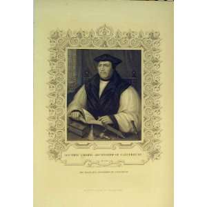  Portrait Matthew Parker Archbishop Canterbury Holl