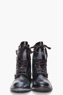 Diesel Me tal Boots for men  