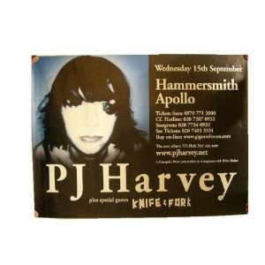  PJ Harvey Concert Poster Polly Jean P J P.J. Europe 